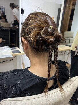 エメヘアデザイン ルイス(Aimer Hair Design Lewis) カチモリ/ヘアセット/お呼ばれセット/弘前市