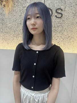 オプス 大名店(Ops) ☆透け感たっぷりアイスブルー