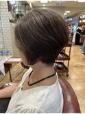 ショート　ハイライト　ショートボブ　大人くびれショート