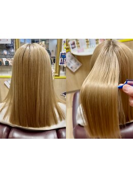 【HITAトリートメント使用】クセ・うねり・パサつき・ダメージで広がる髪が思わず触りたくなり質感に◎