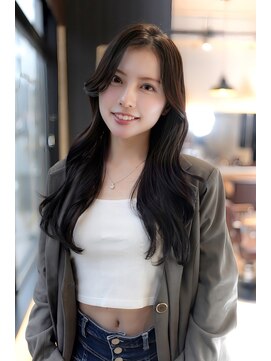 ネオリーブ ジューク 日吉店(Neolive JuQ) 小顔レイヤー黒髪/暗髪カラー/20代30代40代/日吉/髪質改善