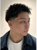 テーパーフェード/ツイストピンパーマ/スパイキーショート＃