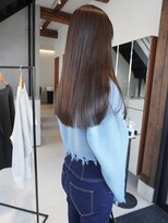 ケシキ 佐賀(keshiki)&nbsp;透明感ブラウンアッシュ/ストレート/髪質改善