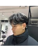 センターパート　ハイライト