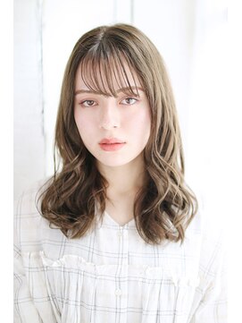 ティエル 町田店(tiel) 【町田】大人可愛いロングウェーブスタイル