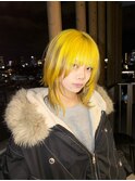 イエローとベージュ