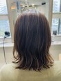 イルヘアーライラ(illu hair LILA)&nbsp;ミディアムの外ハネスタイル