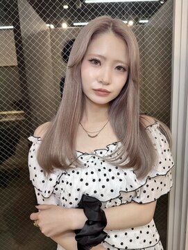 ラニヘアサロン(lani hair salon) ミルクティーベージュ/ミルクティーカラー/ブリーチ/ハイトーン