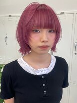 サンクプロジェクト(cinq PROJECT)&nbsp;レイヤーボブ×ピンクカラー