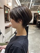 ルックアット(Look at)&nbsp;【Look at】ショートデザインカラーハッシュカットグレージュ