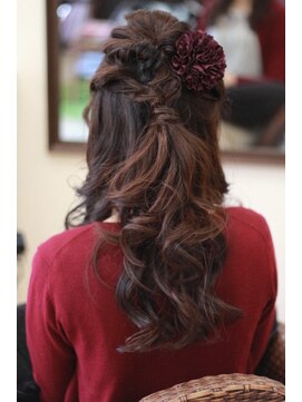 グラスペディア(graspedia) くるっとハーフアップ