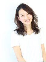 イング(ING) {ING}ラフなミディアムパーマスタイル♪♪