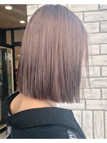 パーク(PAAQ) 【Yuki】切りっぱなしボブ/クリームベージュ/ミルクティー