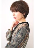 【大人可愛い】ひし形小顔マッシュショート