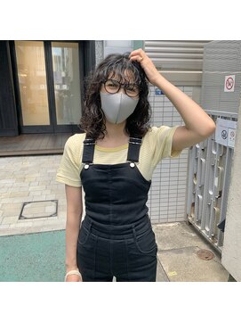 ラレイ(Lalei) ＊ミディアム スパイラルパーマ 個性派ヘア