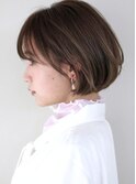 内巻き　シンプル　ミニボブ　ボブ　伸ばしかけボブ　青山