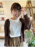 お洒落ガールには前髪パーマ