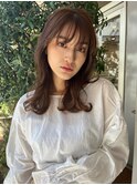 大人可愛いミディアムヘア/10代20代30代40代/オージュア/中目黒