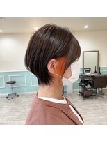 ラボヌールヘアーノーブル 新越谷店(La Bonheur hair noble) インナーカラー20代30代40代大人ショート