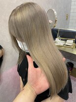 ロンド レア 天神大名店(Lond Le’a) イヤリングカラー/ハイライト/ミルクティ/髪質改善