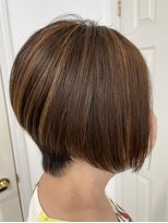 サロンドノア(Salon de NoA)&nbsp;グラボブ×アシメ×ハイライト