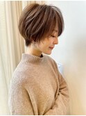 【絶壁解消◎】くびれショート 簡単スタイリング 小顔ヘア