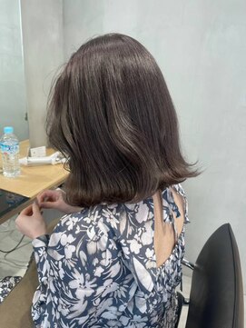 ヘアサロン ガリカ 表参道(hair salon Gallica) ワンホンヘア/赤みのない透明感ベージュ/地毛風艶髪