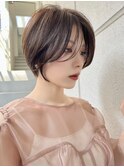 【清水豊】丸みが可愛いショートボブ
