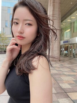 フラッグ 九大学研都市店(Flag) 色っぽくびれヘア☆イルミナカラーグレージュ