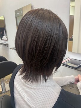 オーリーヘアー(Olliy hair) 20代30代40代/グレージュカラー/アースカラー/レイヤカット/艶髪