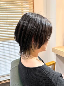 ナノヘア(nano hair) 黒髪ウルフ