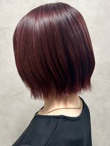 ルノン(LUNON) ボルドーカラー/レッドカラー/ブリーチ/外ハネ