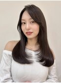 ロングレイヤーカットサラ艶ロング内巻きレイヤーRI-32