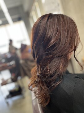 ロッソ 仙台店(Rosso) ロングレイヤー×ベリーチョコ【仙台/あおば通/広瀬通】