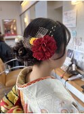 成人式アップスタイル