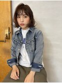 こなれヘア|ニュアンスパーマ×ブラウンベージュ