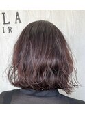 透け感のあるピンクラベンダーアッシュ♪【TELA HAIR葛西】