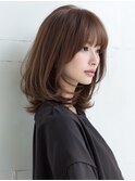 ★グレージュデザインカラーハッシュカットツートンカラーボブ