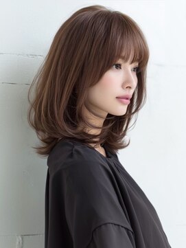 アルトリスト(Altruist Aging×HAIR&SPA) ★ダークアッシュ大人ガーリーボブ着物ミディアムレイヤーカット