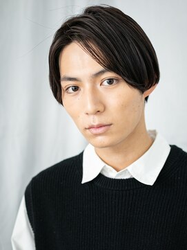 モッズヘア メン 南越谷南口店(mod's hair men) ブラックかき上げ伸ばしかけメンズショートG南越谷