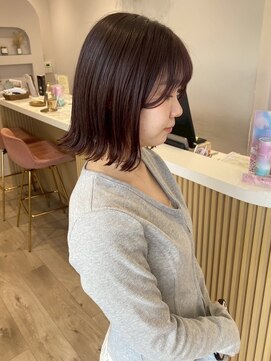 ロジェブルー(Rosier Bleu) 【おしゃれヘア】暖色カラー×外ハネスタイル