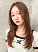 ☆姫カットレイヤー/くすみベージュ/韓国風巻き/立川レイヤー