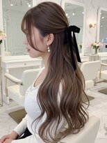 アオアクア バイ グルグル 小岩店(ao akua by GULGUL)&nbsp;小岩/レイヤーカット/ダブルカラー/ブリーチなしカラー/顔周り