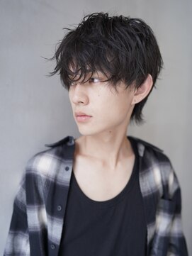 ニコ トウキョウ ロジック(nico TOKYO Logic) シャドウパーマスパイラルパーマメンズマッシュウルフ