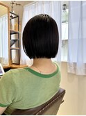 黒髪カラー王道ボブスタイル☆