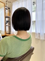 アノネ(anone)&nbsp;黒髪カラー王道ボブスタイル☆