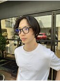 前髪なしメンズボブ