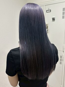 ソル プラス 十日市(Sol plus)の写真/*ブリーチなしで透明感*ナチュラル派も理想の髪色を楽しめます♪ハイトーンもダメージを最小限に抑える◎