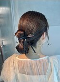 【シニヨン】結婚式/浴衣/着付/銀座/ヘアセット/アレンジ