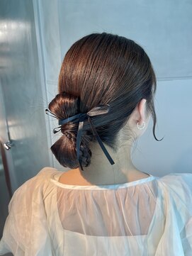 シャルムバイケンジ(Charm.by KENJE) 【シニヨン】結婚式/浴衣/着付/銀座/ヘアセット/アレンジ